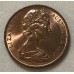AUSTRALIA 1976 . TWO 2 CENTS COIN . FRILLED NECK LIZARD